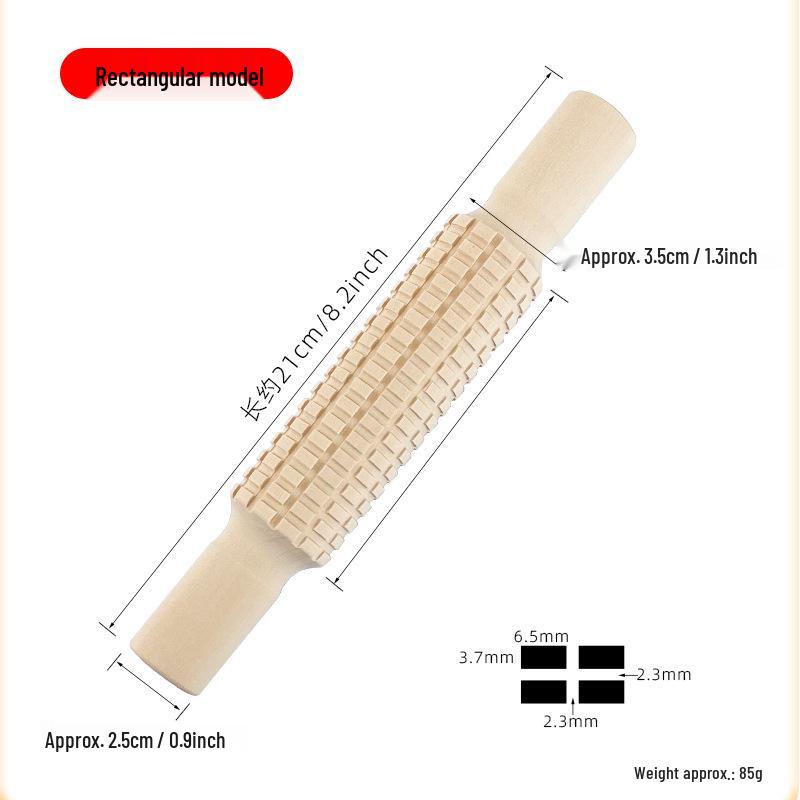 

Handmade Solid Wood Pottery Tool Set: Clay Roller, Rolling Pin, Clay Board, Molding Stamping Texture Stick
