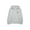 MLB Sweatshirts Unisex Gray Hooded Moderate Cardigan 3ATRB0131-50MGS