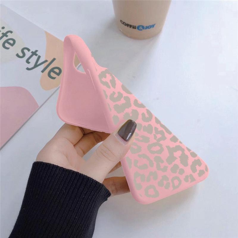 Měkké silikonové pouzdro s leopardím vzorem pro Samsung A55 M35 S24 Xiaomi Redmi Note 13 Pro 13C iPhone Huawei Honor Realme ochranný kryt proti nárazu