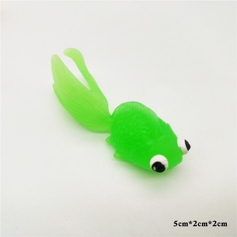 Large Soft Gel Simulation Goldfish Toy for Children - Fake Colorful Fish Model for Catching and Water Play