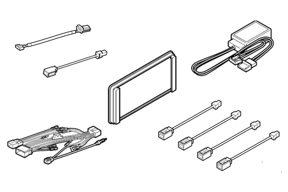 

Alpine Car Navigation Installation Kit for XF11 Series Serena (2022.12-Present) KTX-XF11-SE-28-AM