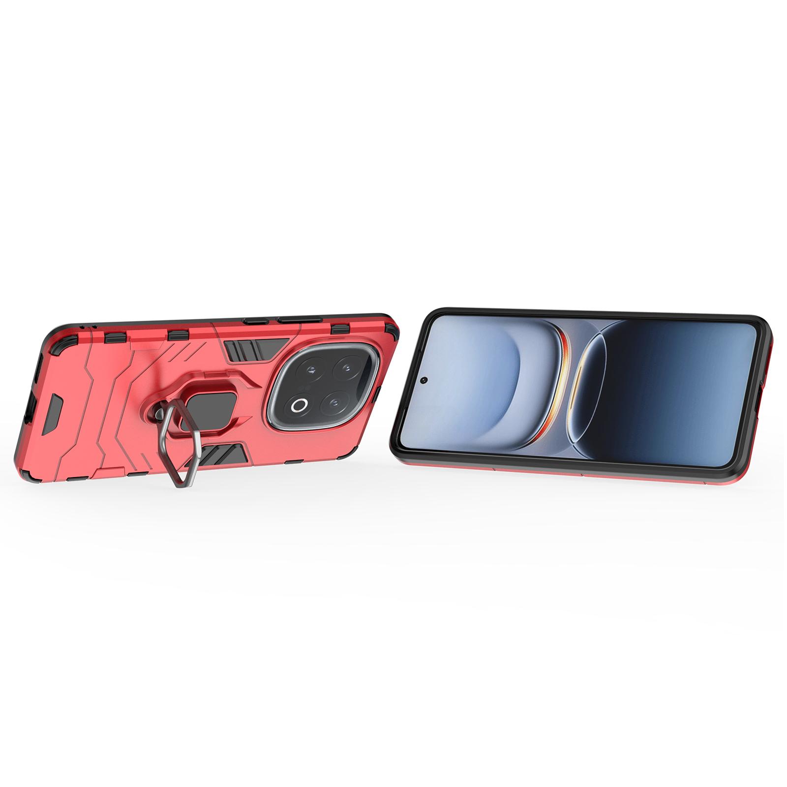 

For vivo iQOO 13 5G Case PC+TPU Protective Phone Cover with Ring Kickstand Blue