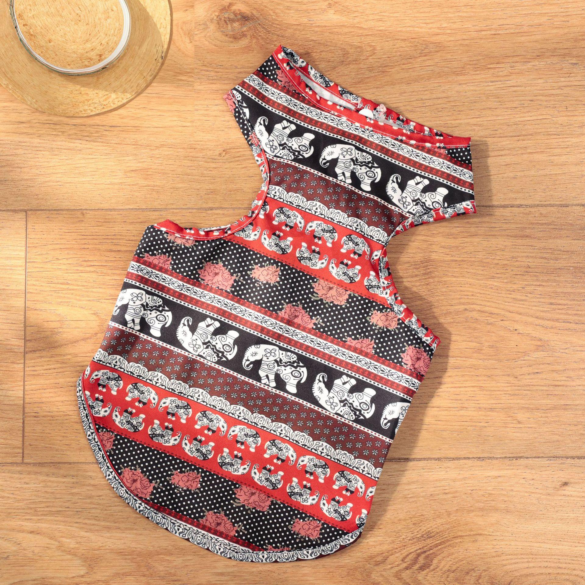 

Summer thin pet dog dog clothes Thailand small and medium-sized dog South East Asia elephant skirt factory direct sales S