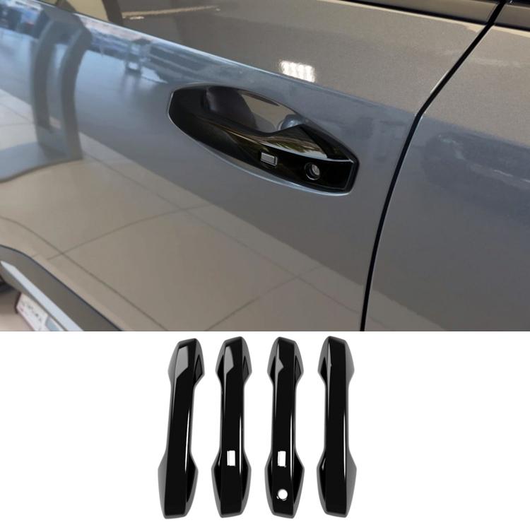 For Nissan Kicks 2025 2026 ABS Carbonfiber Exterior Side Door Handle Cover Door Bowl Cap Sticker Cover Trim External Accessories