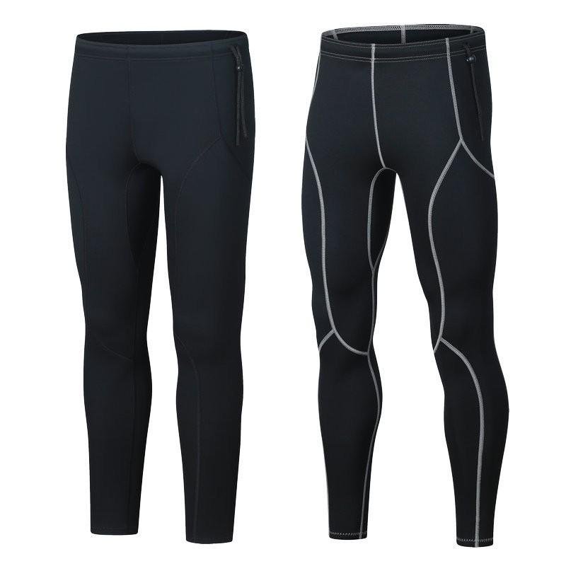 Pantaloni Muta Neoprene 3mm Subacquea Snorkeling Surf Apnea Nuoto Invernale Leggings Termici Unisex