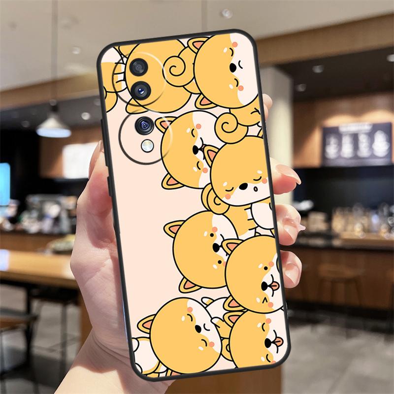 Animal Shiba Inu Case For Honor Magic 8 Lite 5 6 7 Pro Honor Win RT 400 200 50 70 90 X8c X9a X9b X9c X9d Cover