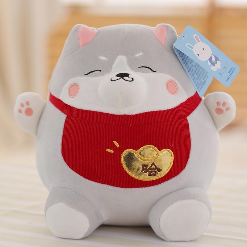 Plush Dog Cute Doll Adorable Shiba Inu And Alaskan Malamute Stuffed Toy Gift