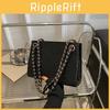 Trendy Street Style Retro Grote Capaciteit PU Schoudertas Voor Vrouwen Eenvoudige Ketting Handtas Crossbody Tote