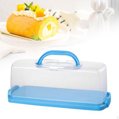 Recipiente Rectangular para Pan con Asa Multifunción para Almacenar Pan de Molde, Pasteles, Alimentos