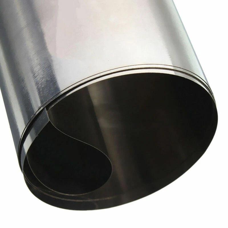 Lama Striscia Acciaio Inossidabile 304 Lunghezza 1 Metro Spessore 0,01mm 0,05mm 0,15mm 0,2mm 0,3mm 0,4mm 0,5mm 0,8mm Lamiera Acciaio in Bobina Larghezza 300mm