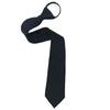 Cravatte maschili Cravatte casual con cerniera Camicia formale professionale Comoda cravatta con cerniera pigra Cravatte formali aziendali di colore nero