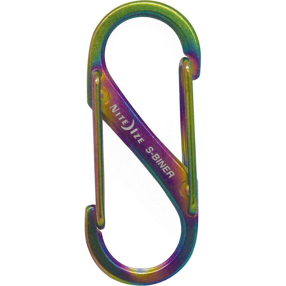 Nite Ize S-Biner Stainless Steel Carabiner 2-Pack Spectrum  #1