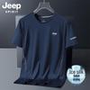 JEEP SPIRIT Herren Kurzarm-T-Shirt aus Eis-Seide
