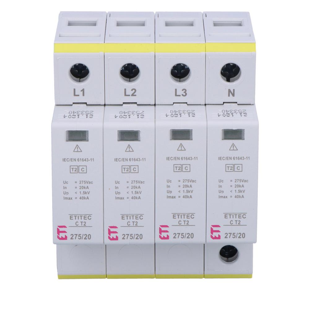Surge Arrester T2 (C) ETITEC C T2 275/20 4+0
