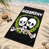 Green day Microfiber Beach Towel Quick Dry Sand Free Lightweight Beach Towels for Travel Swimming Camping