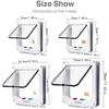 Weather Proof Cat Door 4 Way Locking for Cat Up To 20 Lbs for Interior Doors, Cabinet, Garage Doors 4 Sizes Pet Door