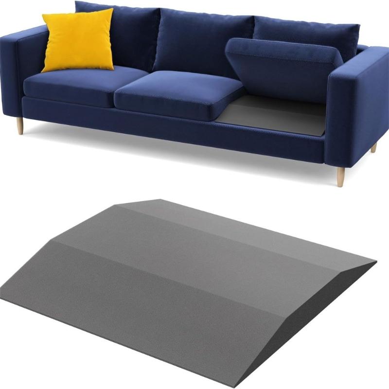 Reinforced Furniture Support Cushion for Sagging Couches Restores Shape Sturdy Foam Construction