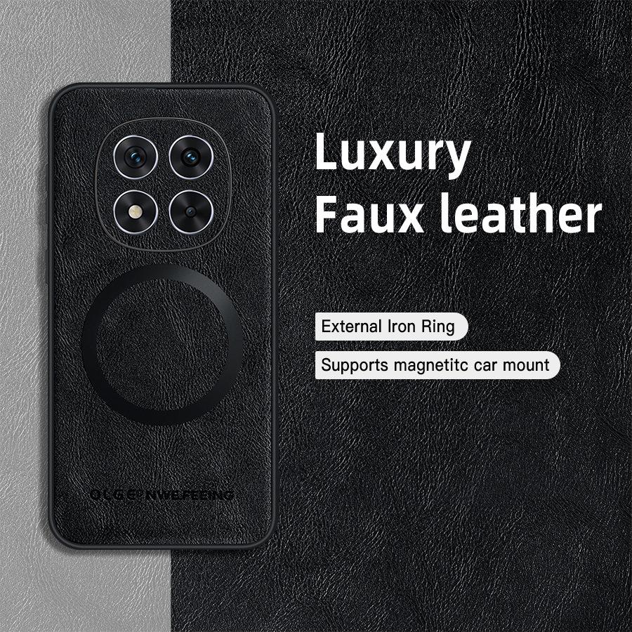 Shockproof Bumper For POCO X7 Pro Vintage Classic Leather Phone Case Funda For POCO X6 F6 F5 X5 Pro F4 Magnetic Matte Back Cover