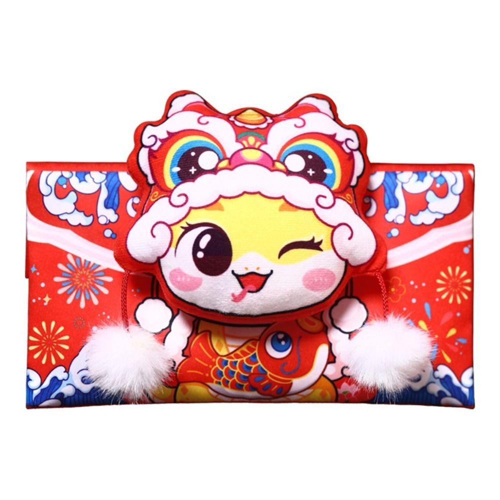 Traditional 2025 Snake Year Red Envelopes Chinese Style Red Packet  Wedding Birthday