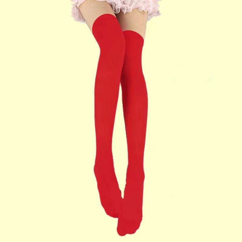 New Sexy Overknee Thigh High Stockings Black White Striped Socks Velvet Calze Thigh High Stocking Stretch High Socks Knee Socks