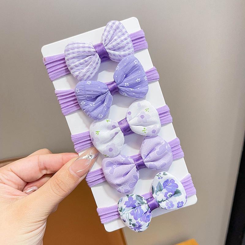 Safe & Elastic Baby Hair Ties - Gentle Rubber Bands for Girls & Infants