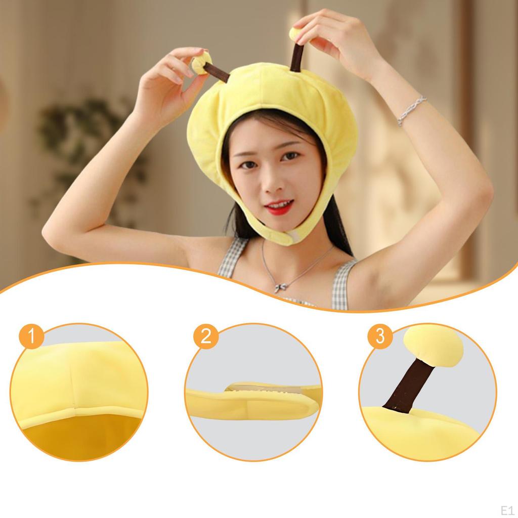 Bee Headgear Hat Cartoon DIY Head Cover for Festival Nightclubs Masquerade