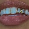 1 Stück Goldfarbener Alltagstauglicher Zahnschmuck Dental Grillz Hip Hop Hohles Herz Zahn Grillz Für Frauen