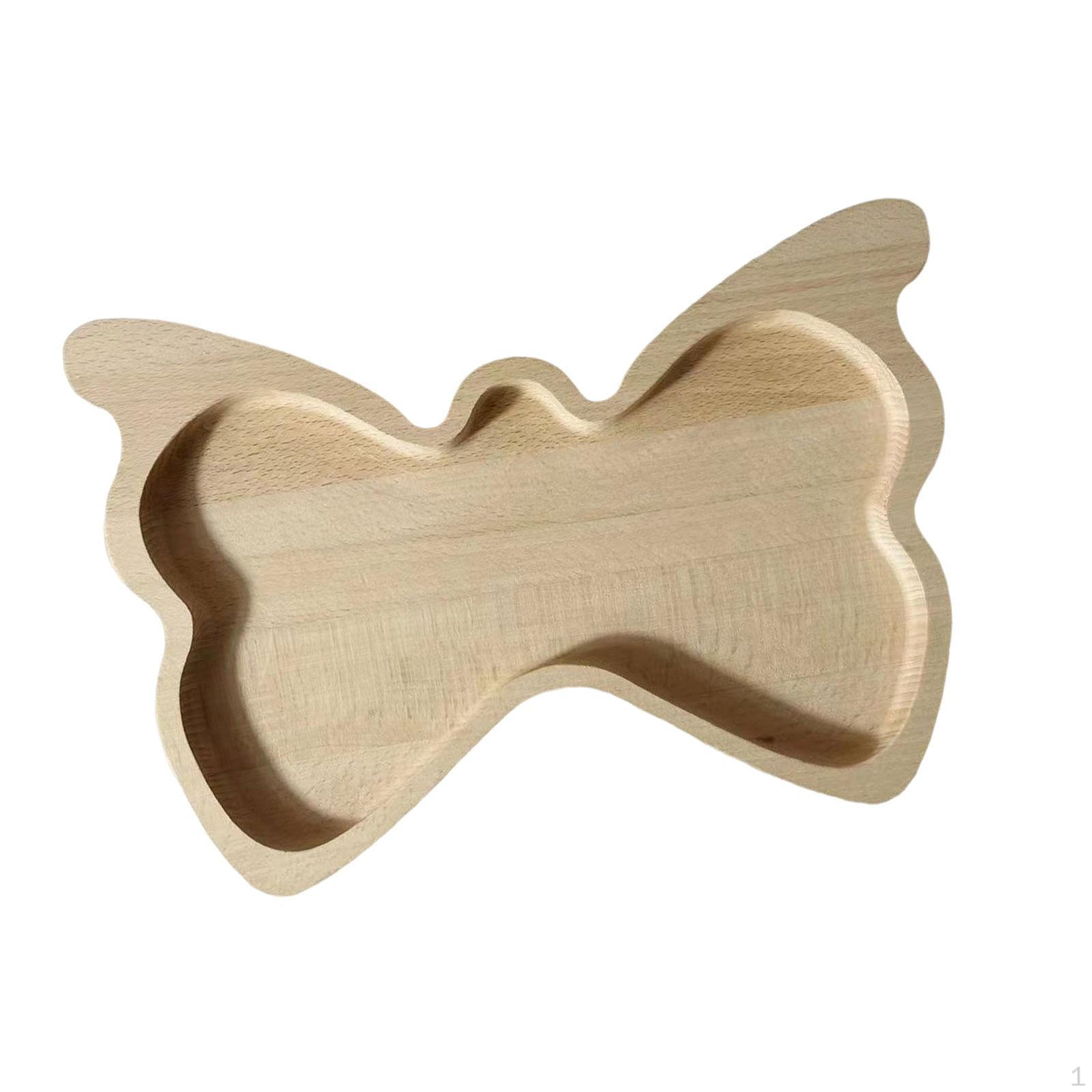 

Wooden Sensory Tray, Counting Sorting Tray for Children Ages 4 5 6 Boys Wood Butterfly