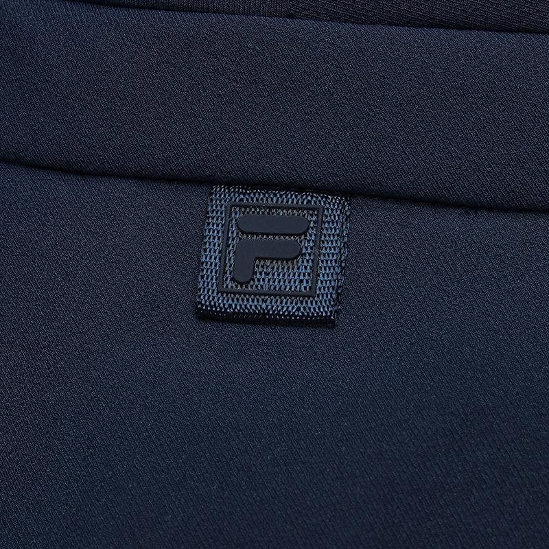 Fila Blue Simple Casual Business Commuter Versatile Comfortable Stand Collar Woven Jacket Men Jackets Deep-Blue F11M632702FDB