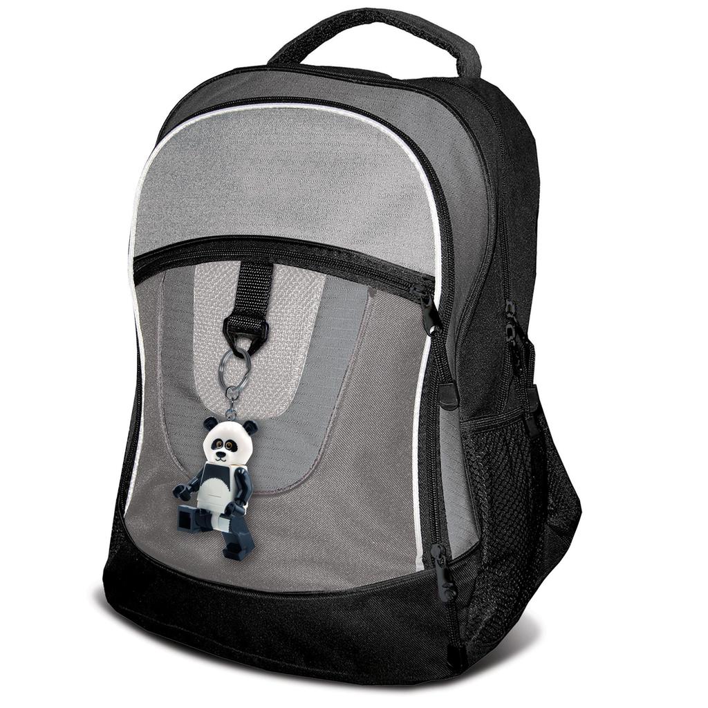 LEGO Minifigure - Large 3-inch Tall Figure Keychain Light - Panda Guy (
