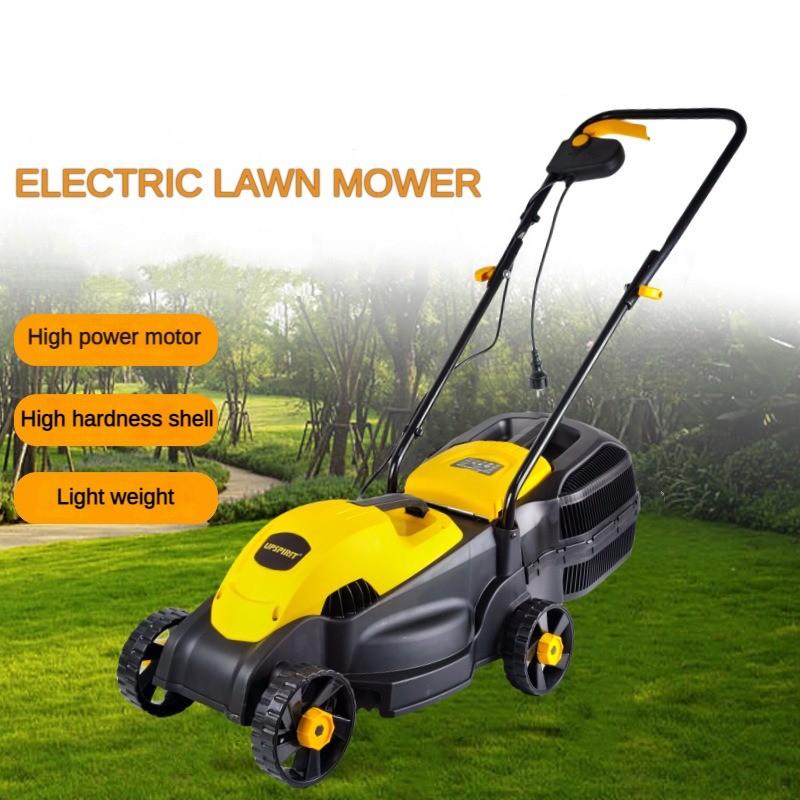 

1200 Вт Мощная электрическая газонокосилка 220 В Портативная газонокосилка Бытовая ручная садовая газонокосилка