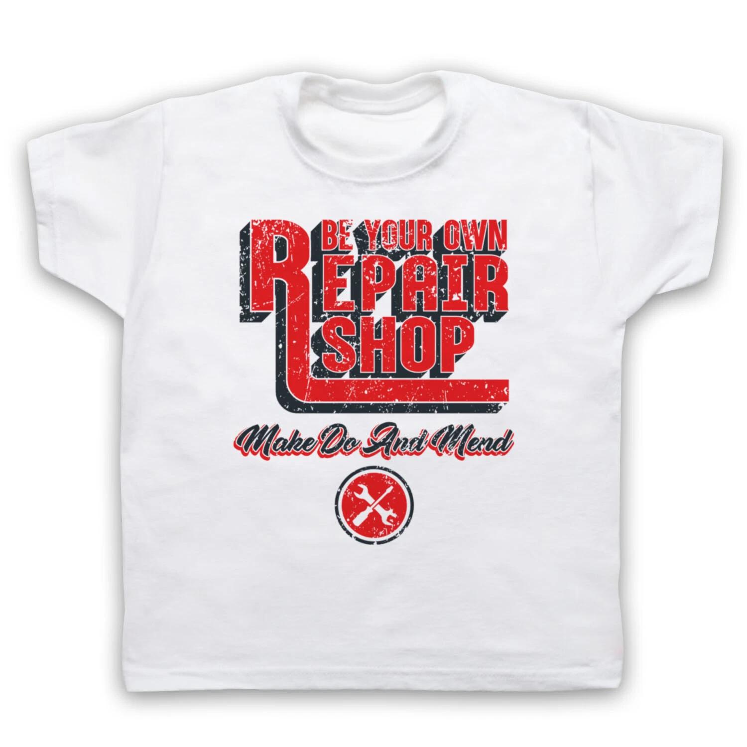 BE YOUR OWN REPAIR MAKE DO AND MEND CRAFT HOBBY TOOLS KIDS CHILDS T-shirt 110