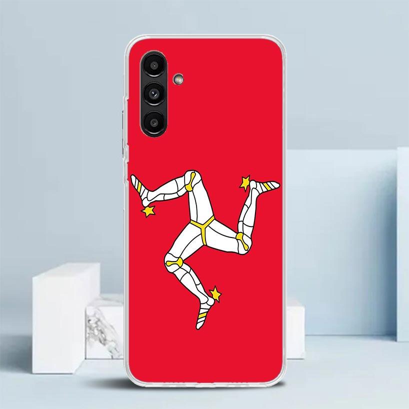 

Isle of Man Coat of Arms Cover for Samsung Galaxy A17 A37 A57 A16 A26 A36 A56 A15 A14 A55 Phone Case A13 A53 A25 A35 A24 A34 A23 Samsung A57