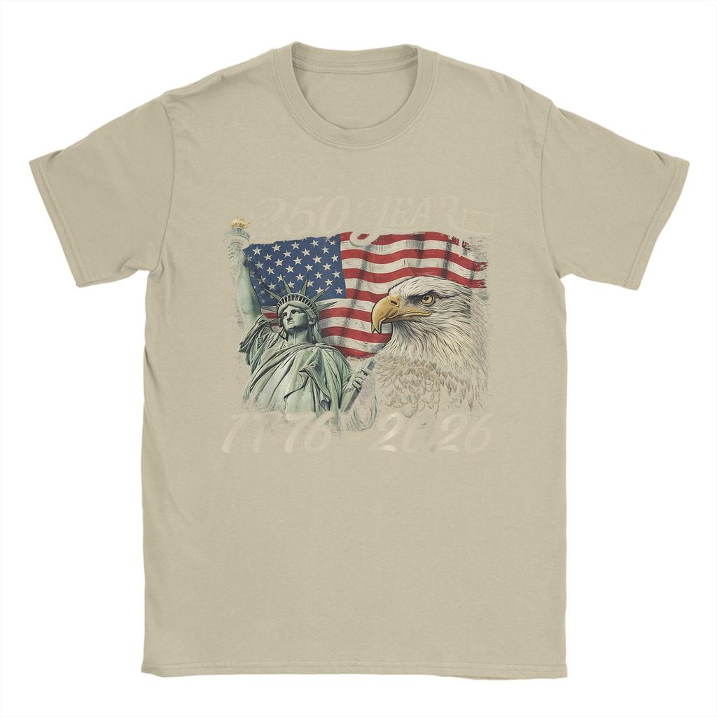 Unisex Unisex T Shirt 250 Years 1776 2026 250th Birthday 4th Of July American Flag TShirts Novelty Summer Tee Shirt Tops Gift Idea