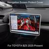 15.6" Car Navigation Screen For TOYOTA BZ5 2025-Present Protective Silicone Cover Auto Interior GPS Decoration Cover Accessory