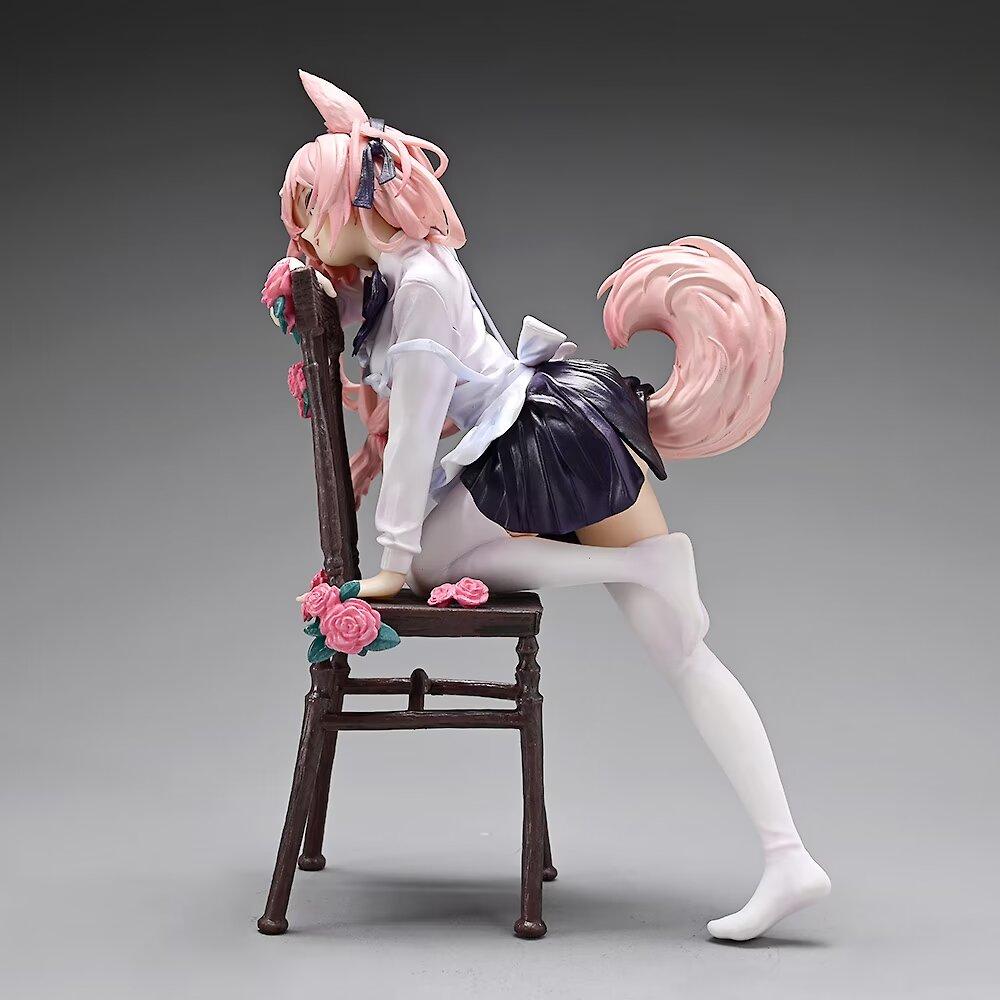 Anime figurka Gk Rabbit Flova Akční figurka Krásná panenka Králík Flova Socha Dívka Pvc Sběratelské hračky