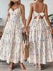 Bohemian Ready-to-Wear Summer Spring New Women's Elegant Vacation Fashion Strappy Dress for Women