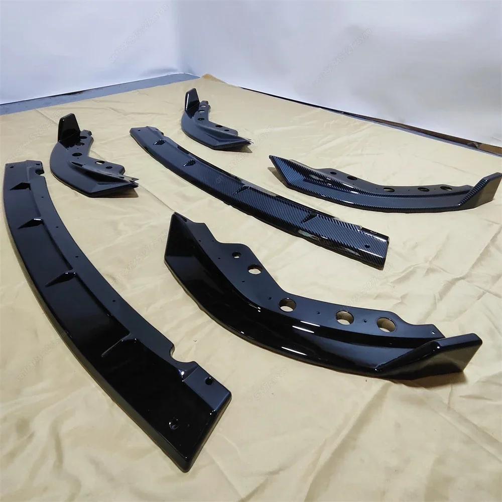 Car Front Bumper Lip Chin Splitter Body Kit Spoiler Trim Styling For BMW 3 Series G20 G21 320i 330i 318i M-Pack 2019-2022 Tuning