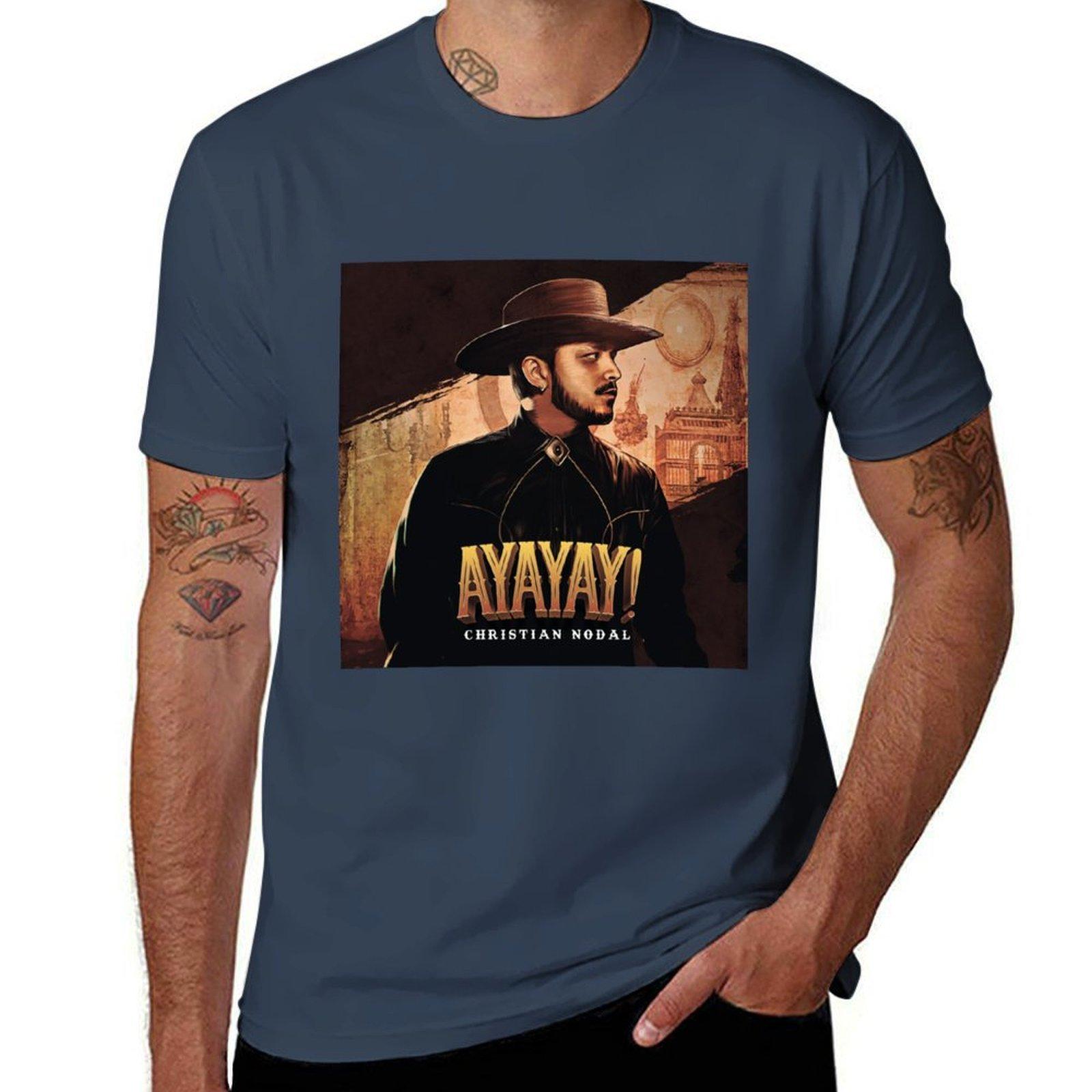 

Christian Nodal TShirt UV Protection Outdoor Tee Shirt S