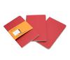 Moleskine Cahier Journal Ruled Pocket Red