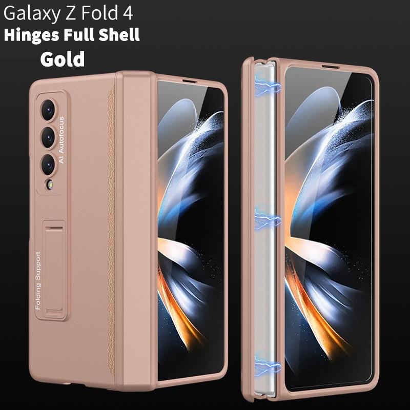 For Samsung Galaxy Z Fold 5 4 3 Case Magnetic Stand Adsorption Hinge Anti-fallprotective Protection Cover for Fold5 Fold4 Fold3