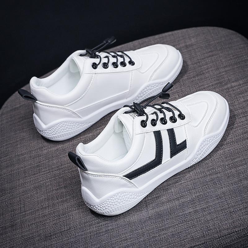 Women's sports shoes spring and autumn new fashion versatile breathable soft bottom leather surface light running