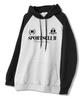 Sports Club Logo Print Blockcore Raglan Hoodie