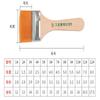 12PCS Nylon Hair Wall Painting Brushes Art Oil Painting Brushes  Handcraft color filling