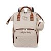 Schoolbag Multifunctional Fashion Mommy Bag Large Capacity Bottle Insulation Portable Maternal and Infant Backpack Outdoor Portable Travel Backpack