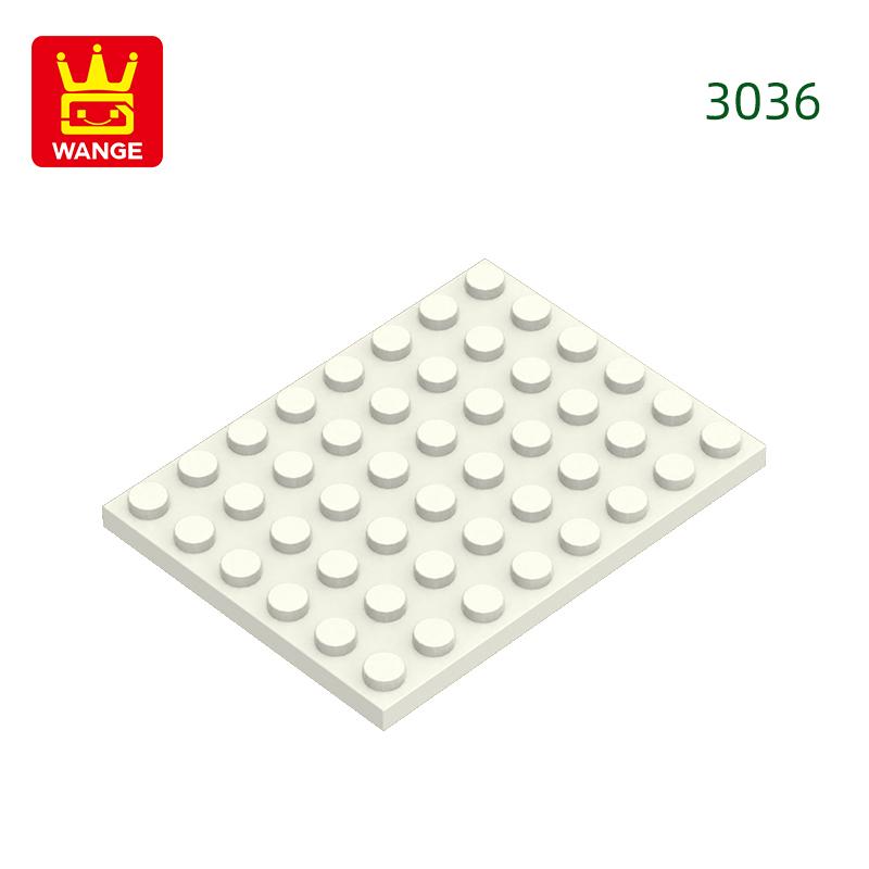15Pcs/Lot 3036 6x8 Dots Plate Construction Bricks Basic Components Board Blocks Works With all Brand Playthings Ideal For Children Gift Idea Box