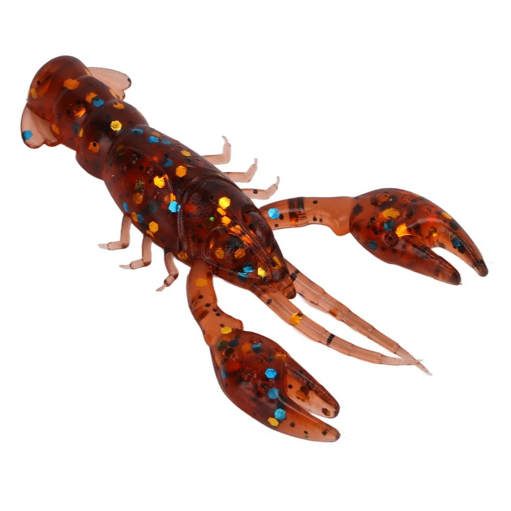 20PCS Soft Fishing Lure 5.5cm Artificial Lure Durable Crawdad Bait  Freshwater Fishing