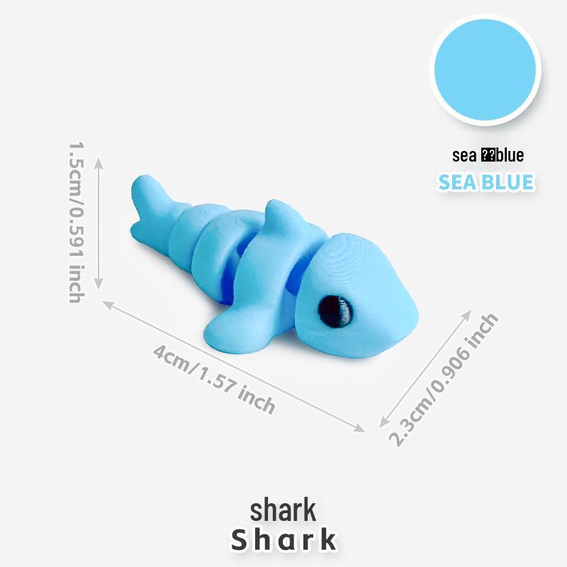 Colorful 3D Printed Small Animal Toys - Simulation Animal Models for Micro-Landscape Decoration
