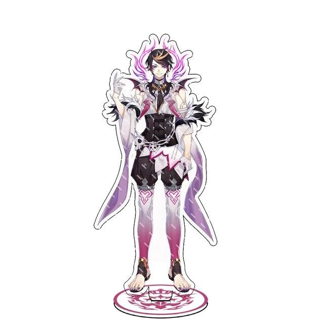 Anime Luxiem VTuber Akrylový Stojan Shu Mysta Luca Ike Vox Postava Modelka Talíř Dekor Dekor Fanoušci Dárky Cosplay Hot Key Chains