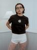Sukkoleuseji Tail Crop Top (Black)